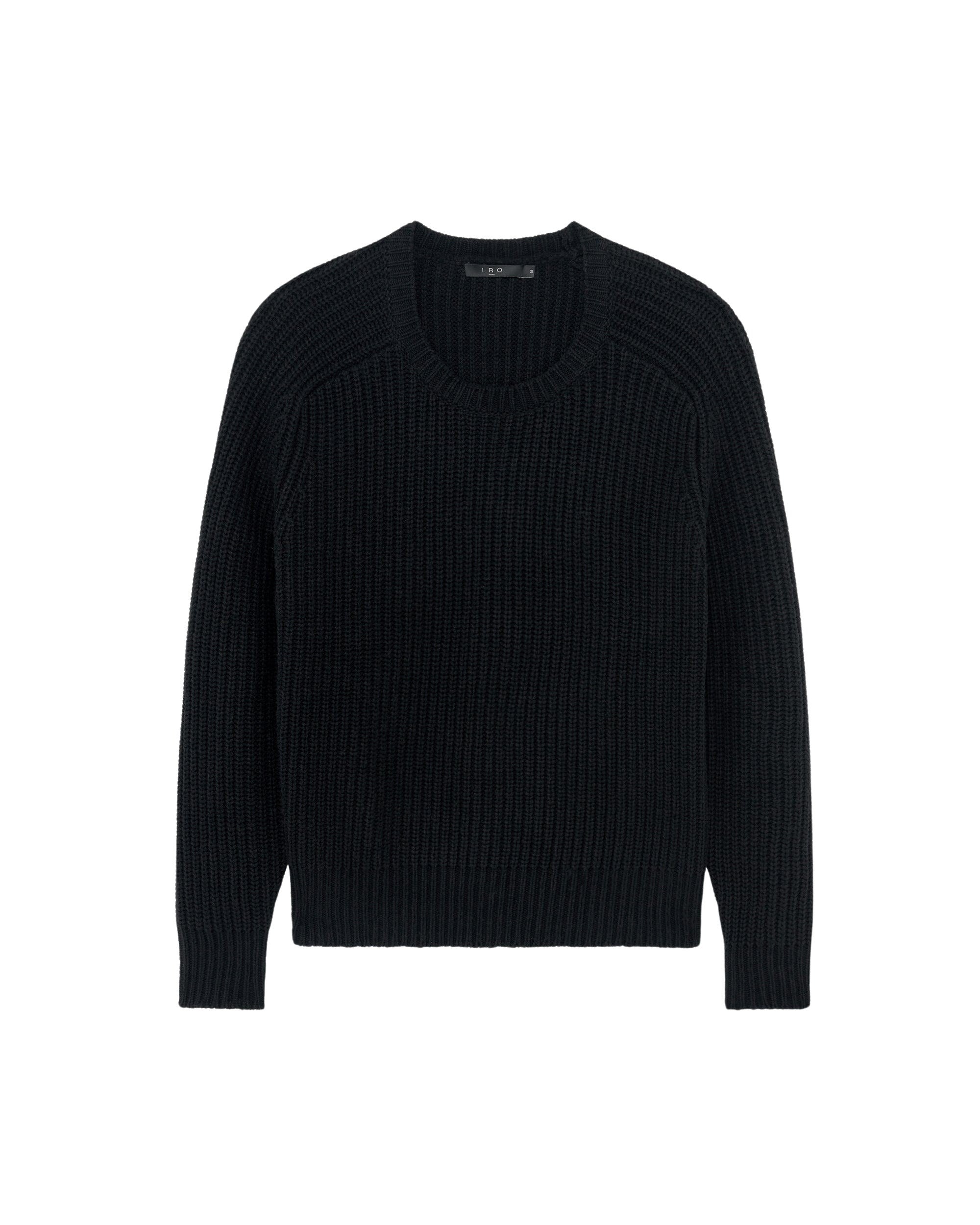 Adeque wool jumper - Black