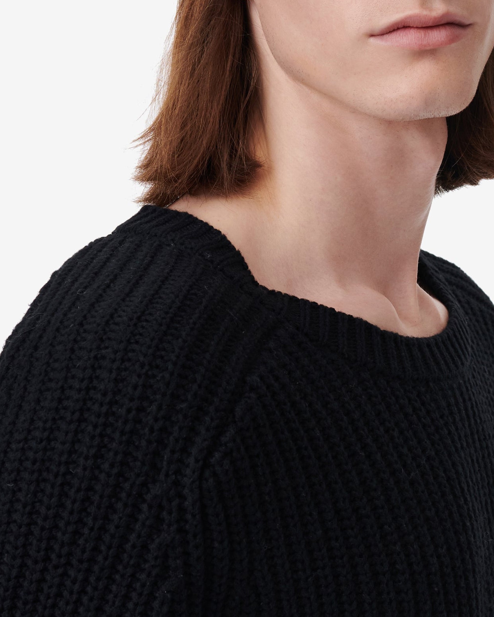 Adeque wool jumper - Black