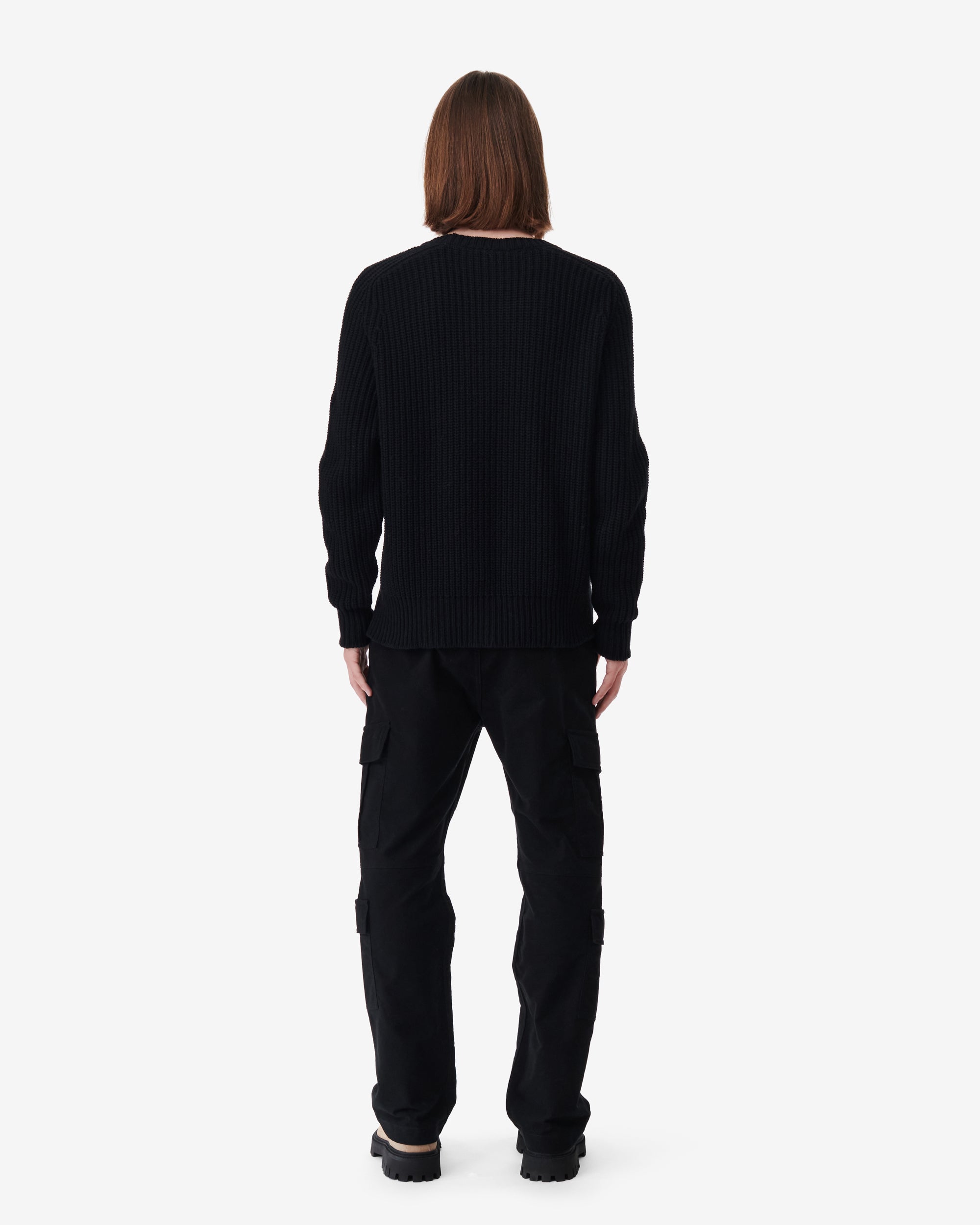 Adeque wool jumper - Black