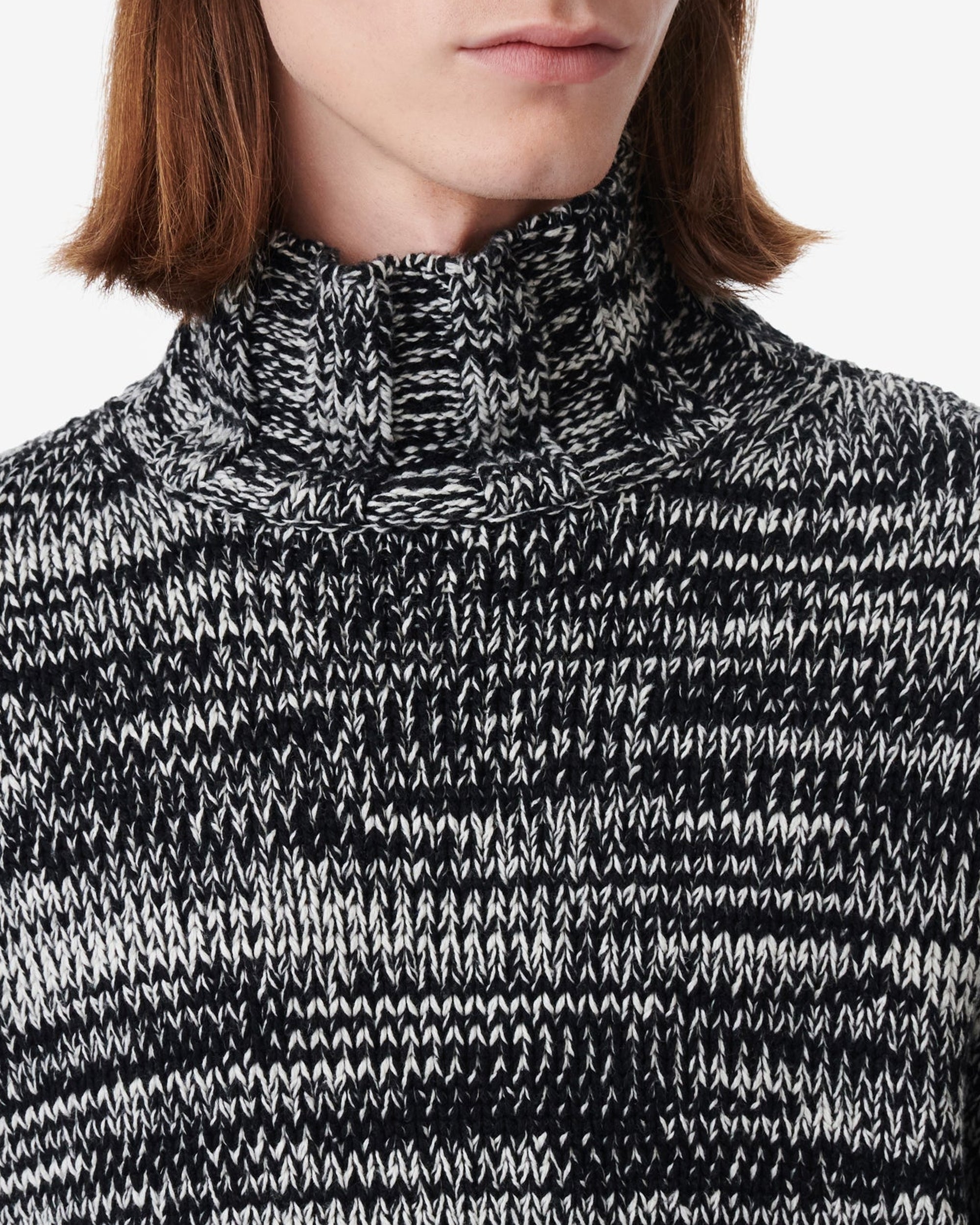 Elliano wool jumper - Black & White