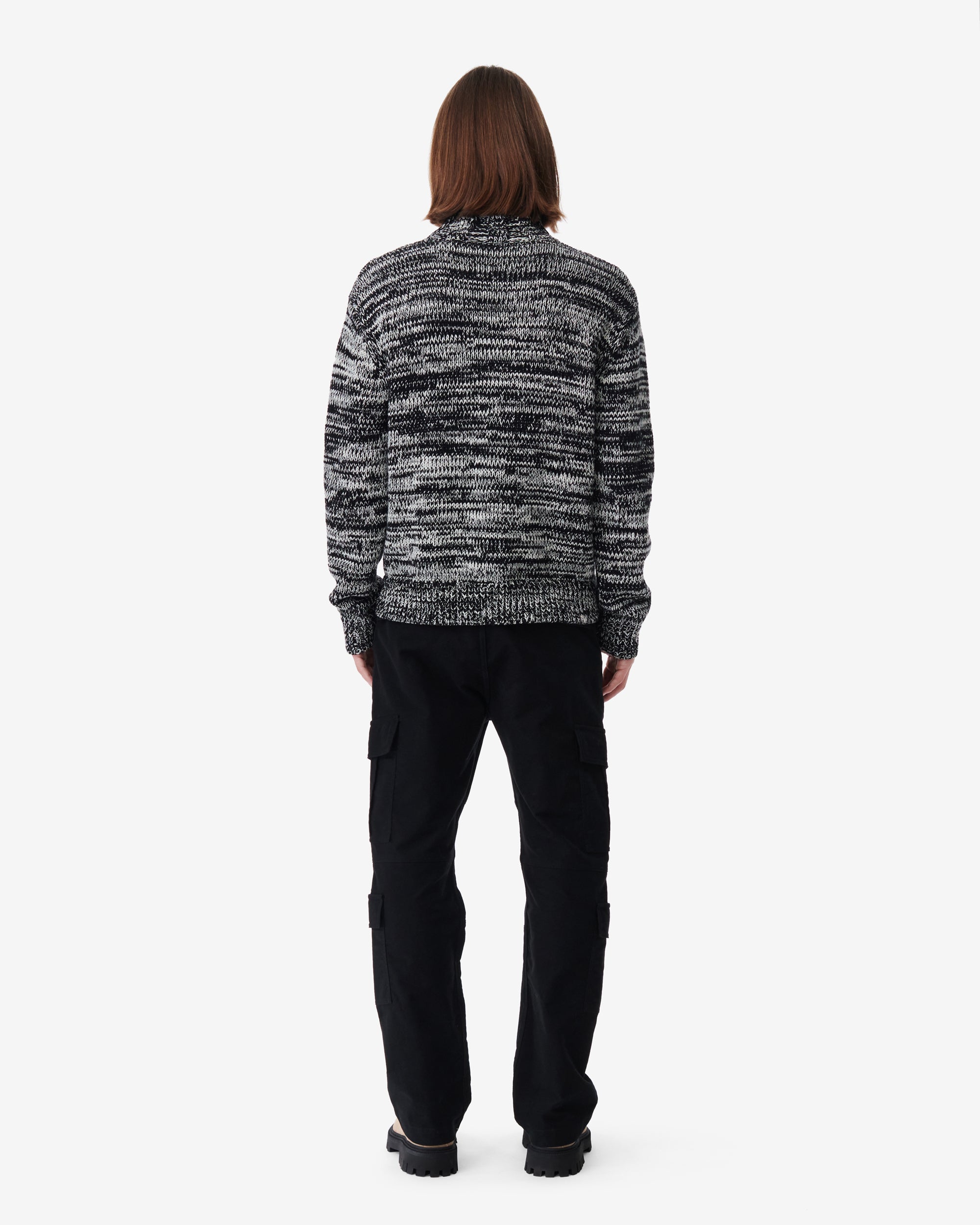 Elliano wool jumper - Black & White