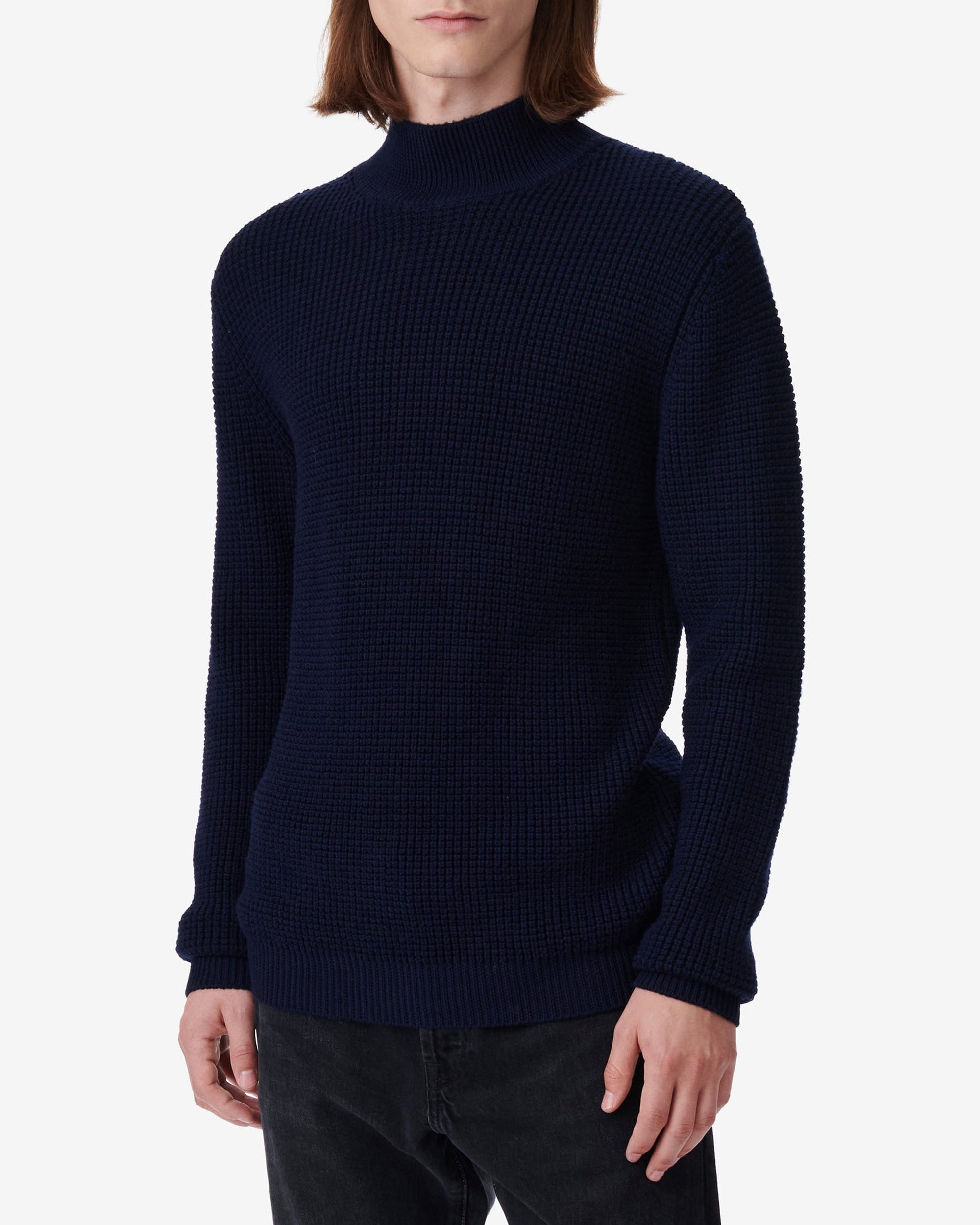 Madayan wool jumper - Navy