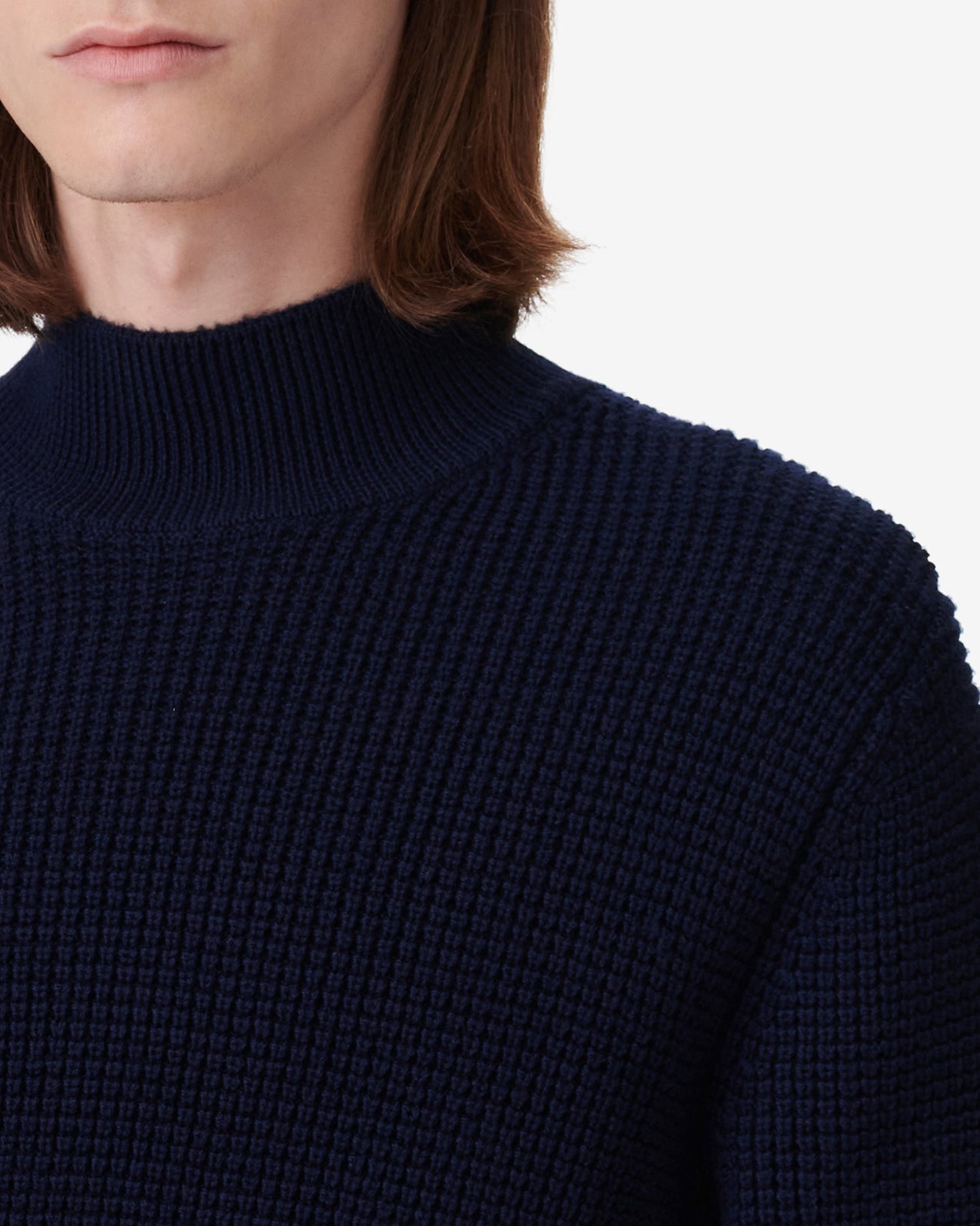 Madayan wool jumper - Navy