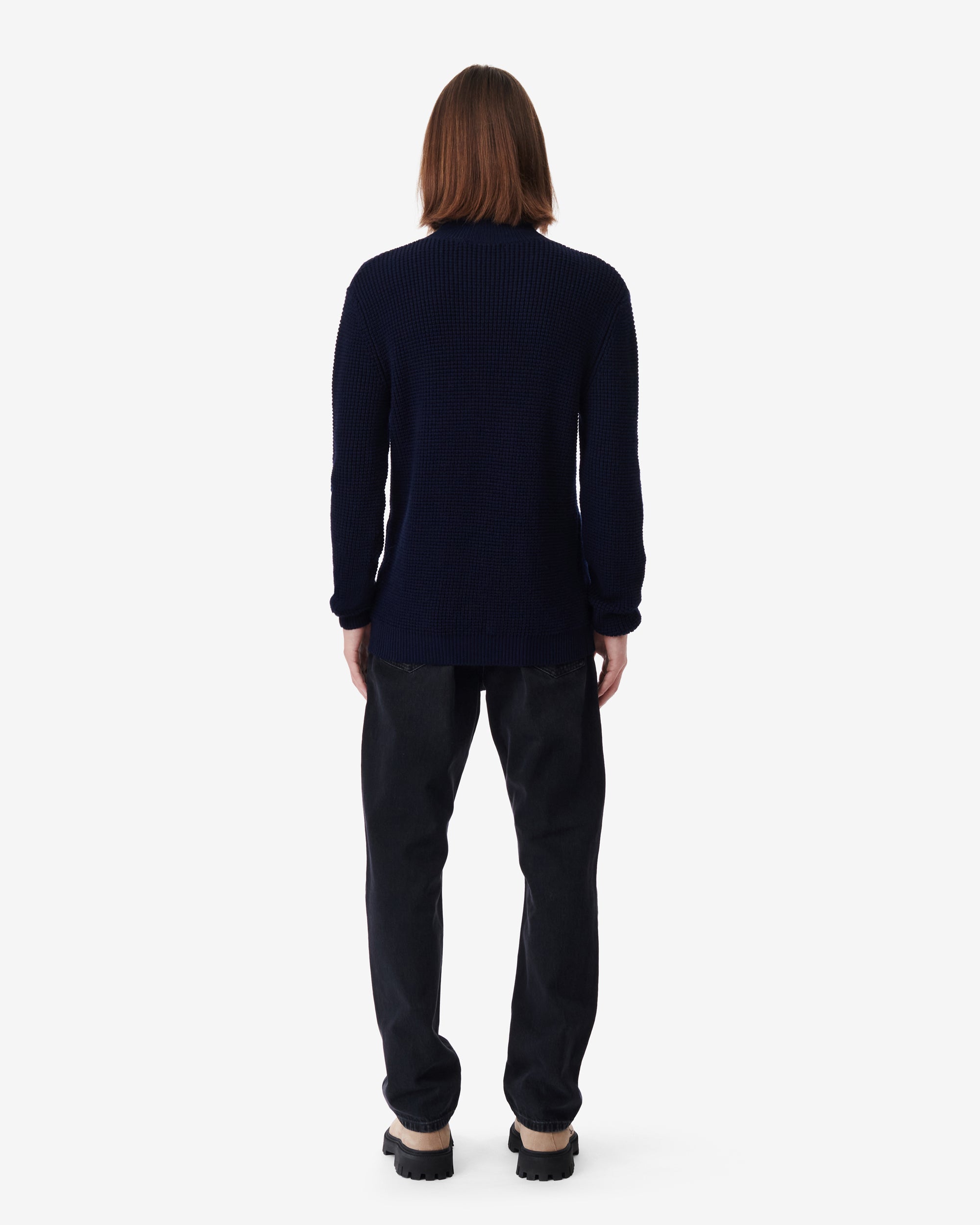 Madayan wool jumper - Navy