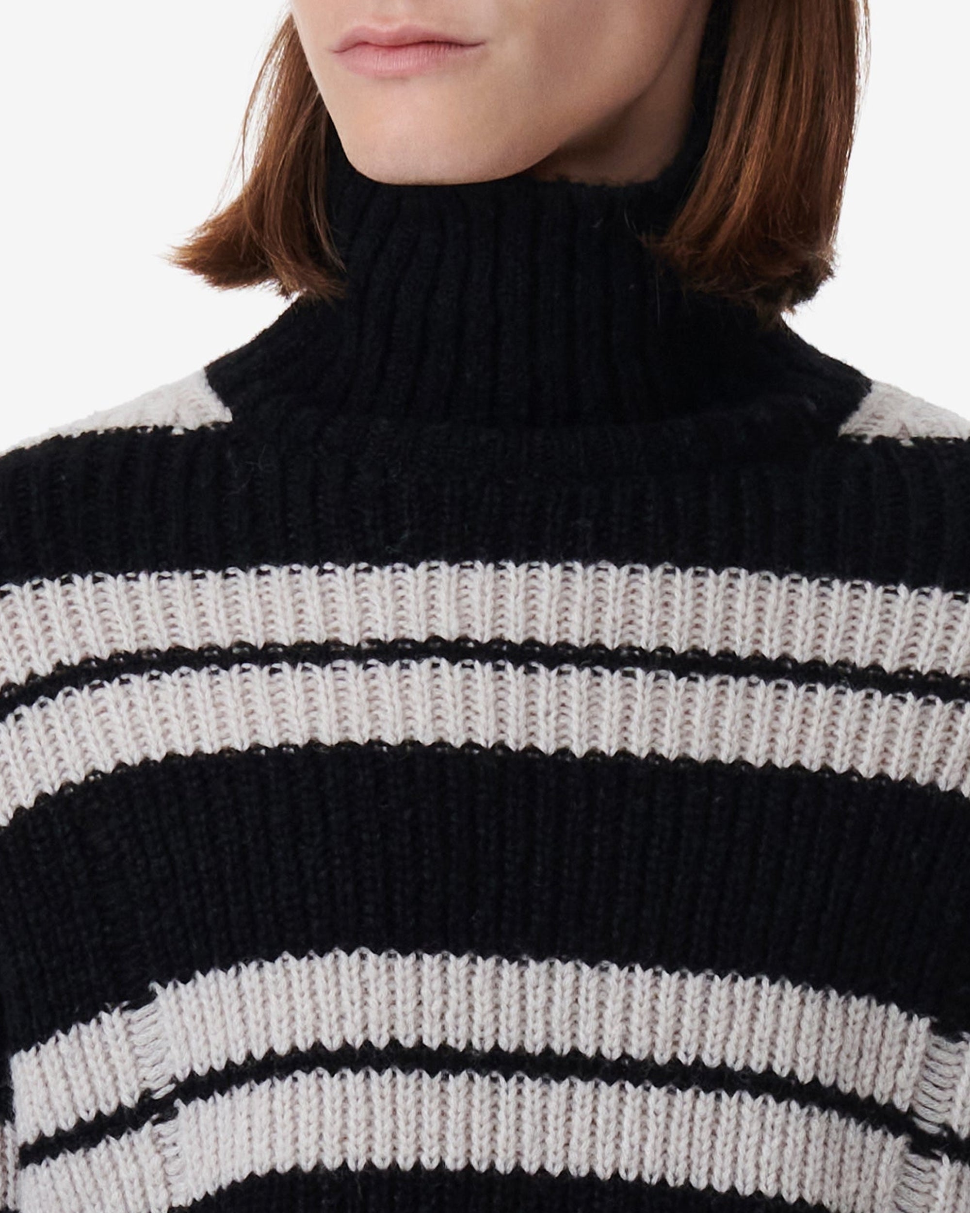 Omino wool jumper - Black & Grey