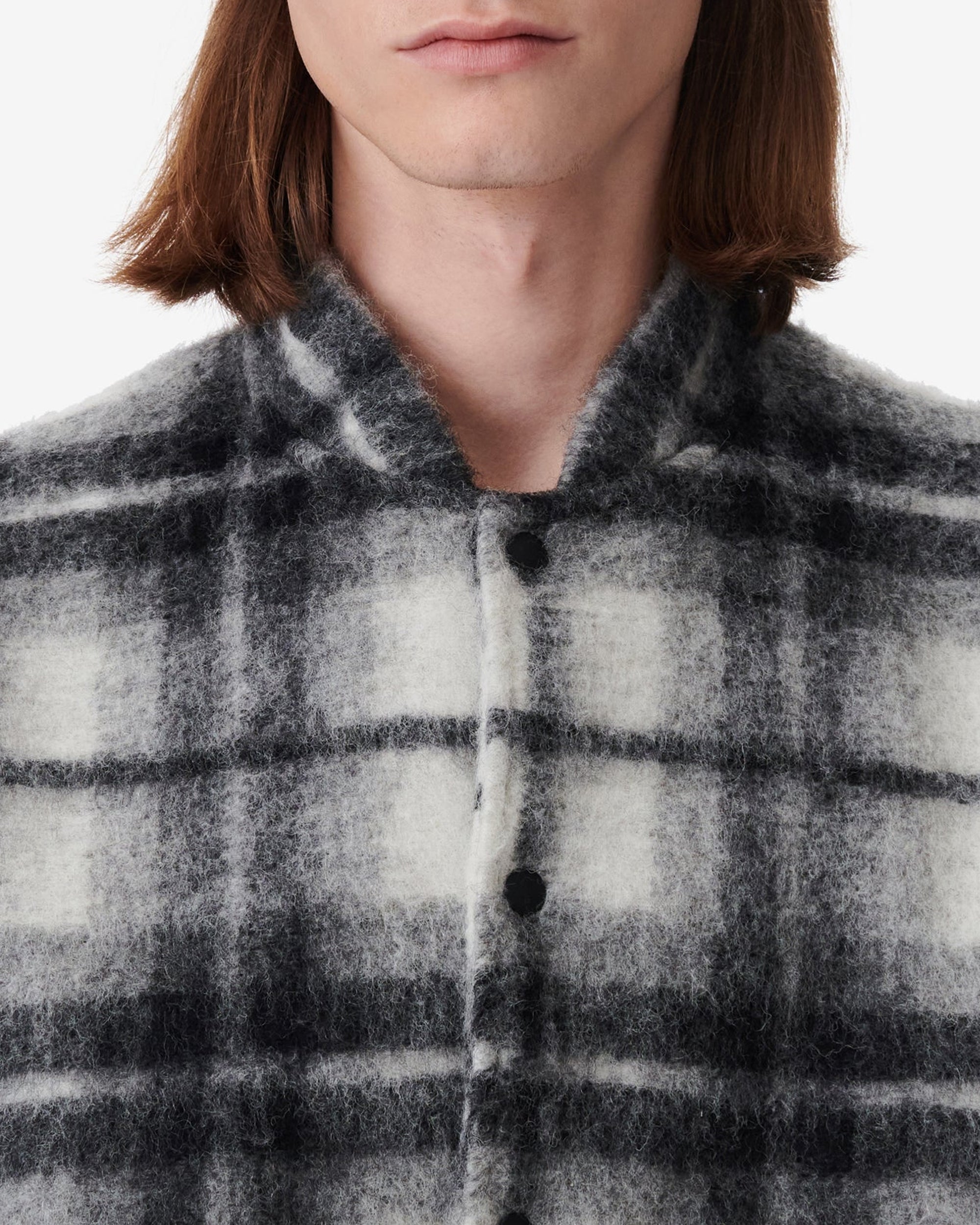 Mahiana wool jacket - Mixed Light Grey