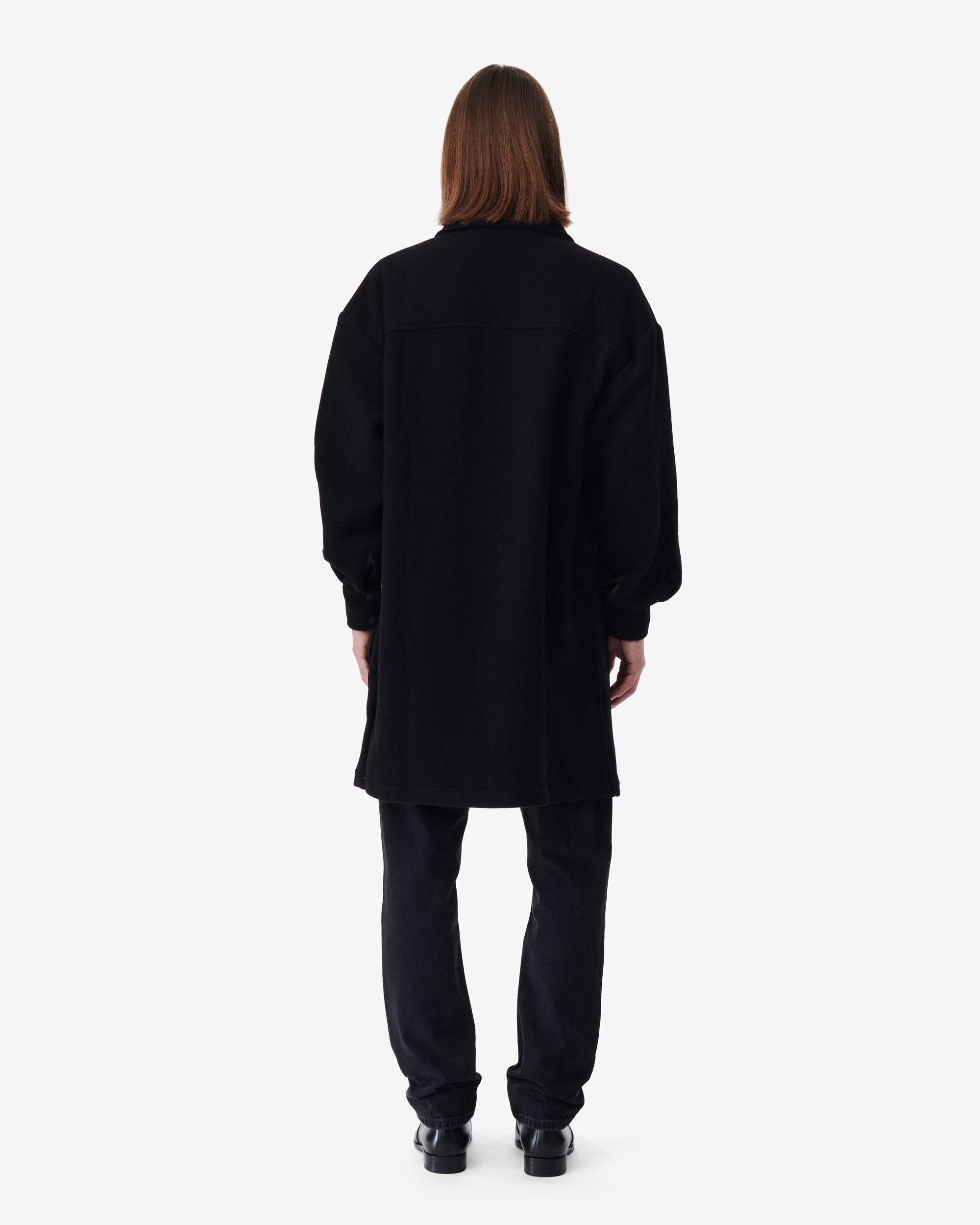 Sevend wool coat - Black