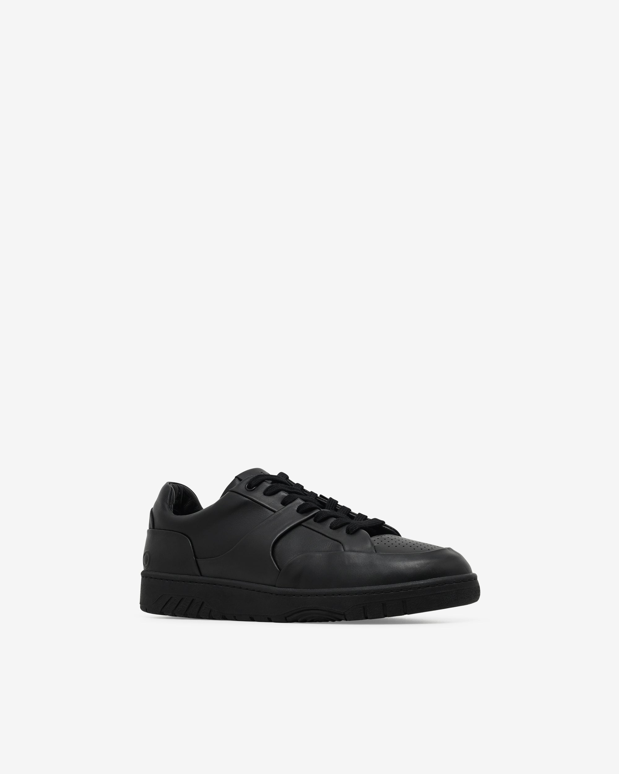 Alex leather trainers - Black