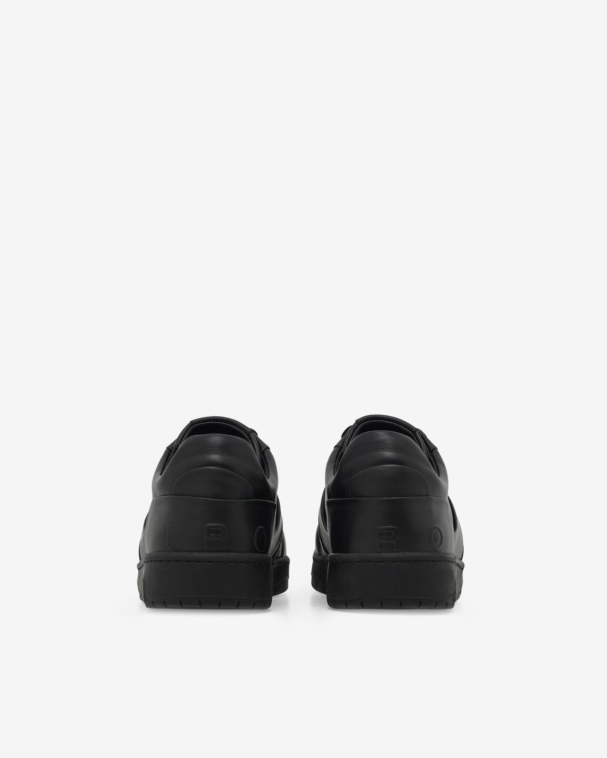 Alex leather trainers - Black