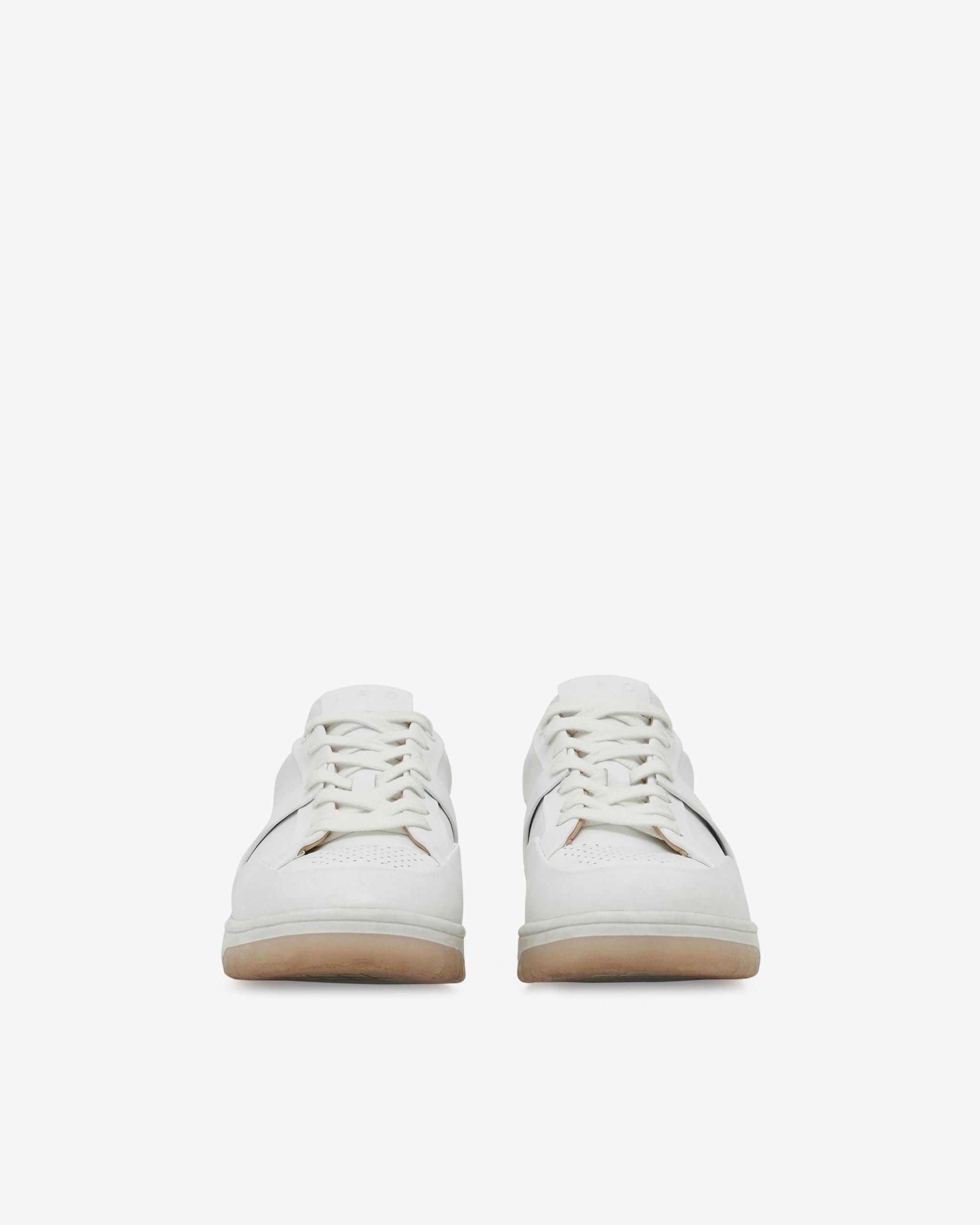 Alex leather trainers - White