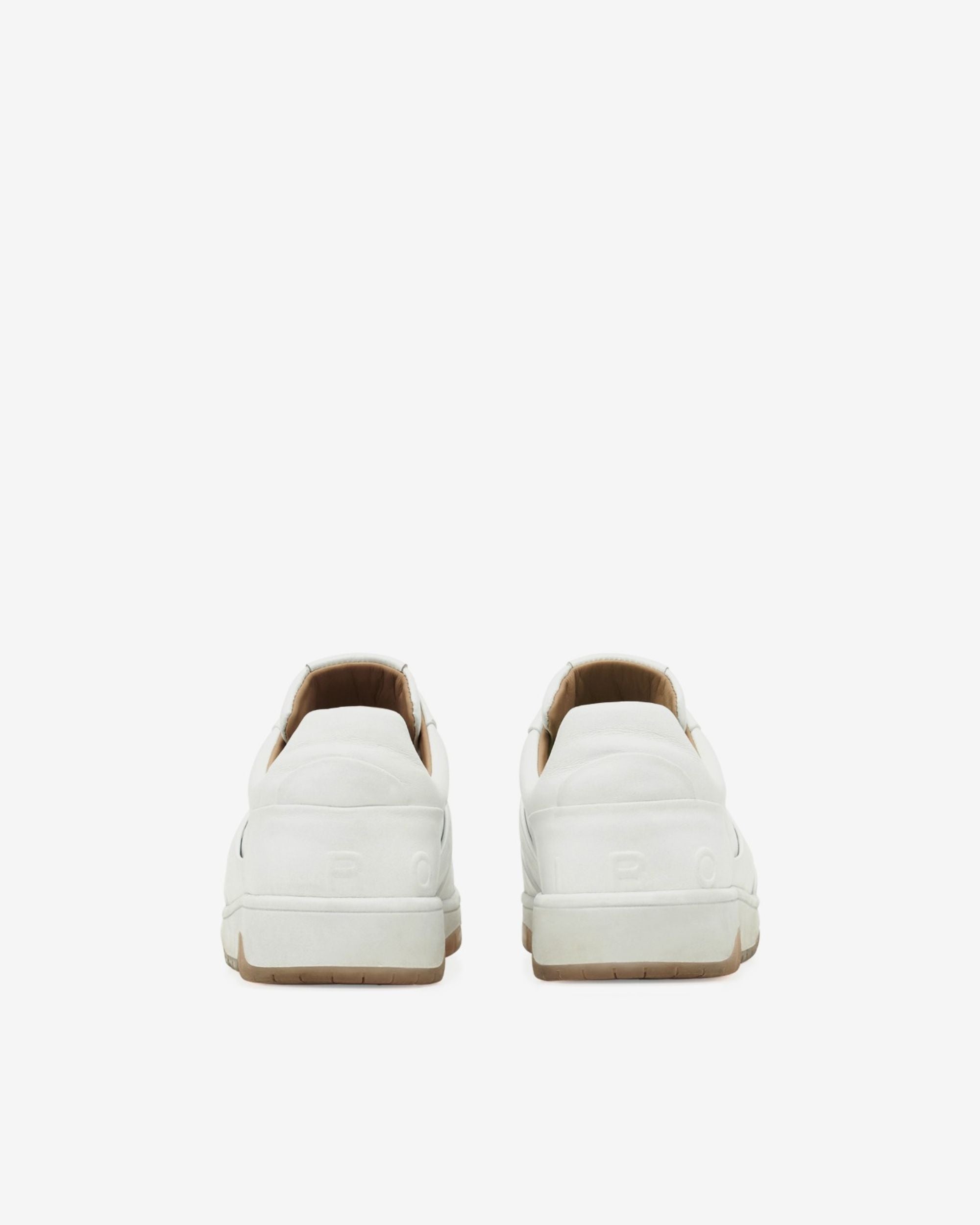 Alex leather trainers - White