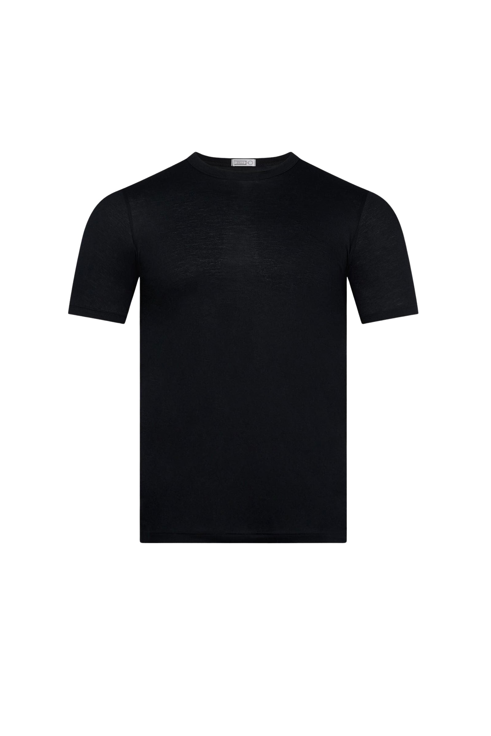T-shirt à col rond - Noir