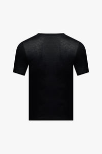T-shirt à col rond - Noir