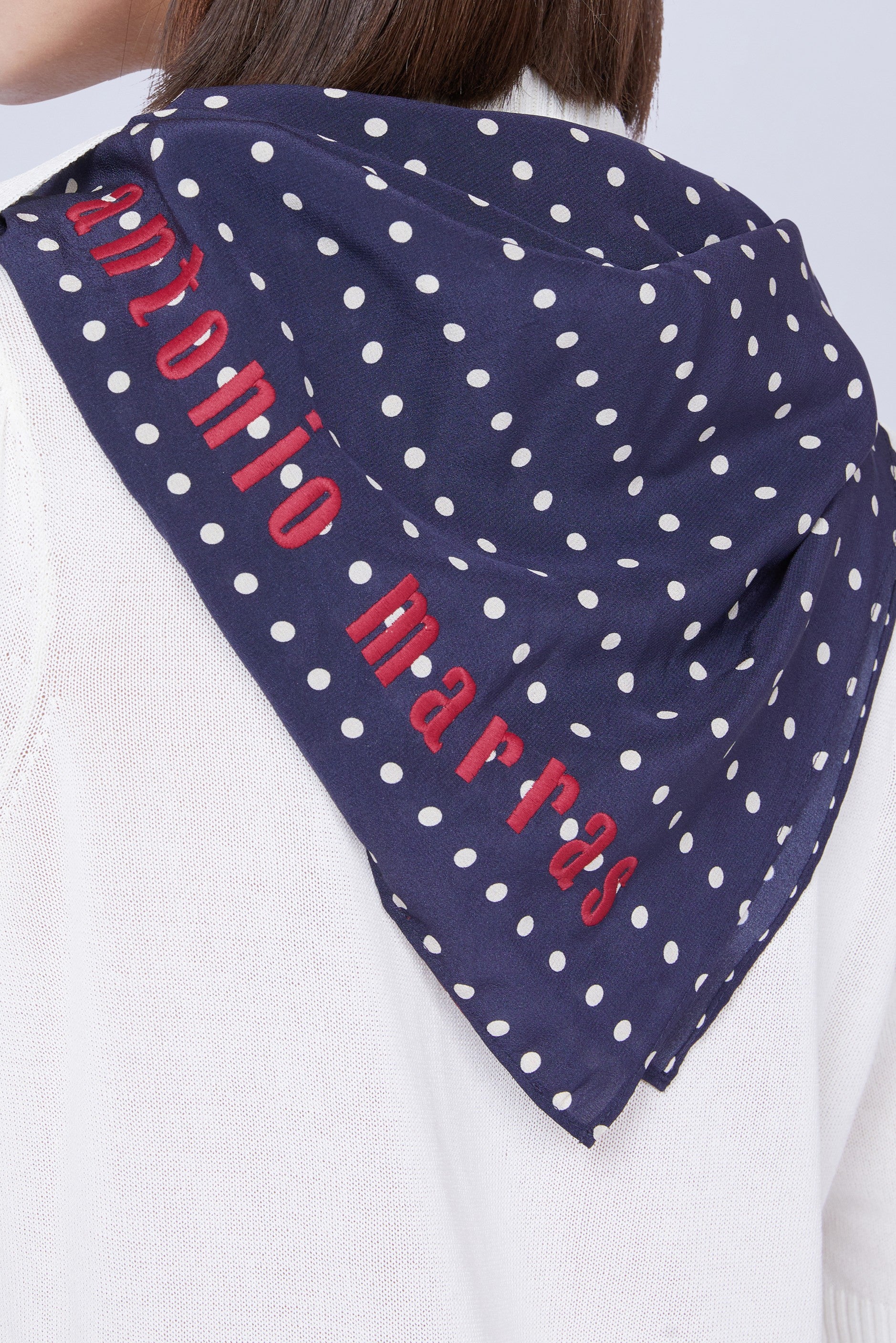 POLO EN MAILLE BLANC