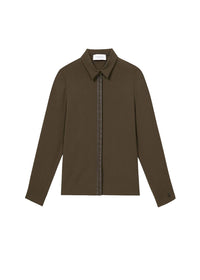 Chemise polyester - Kaki