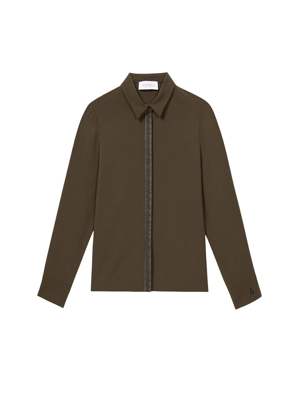 Chemise polyester - Kaki