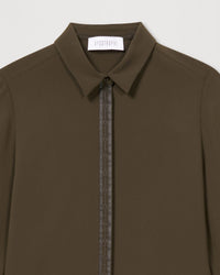 Chemise polyester - Kaki