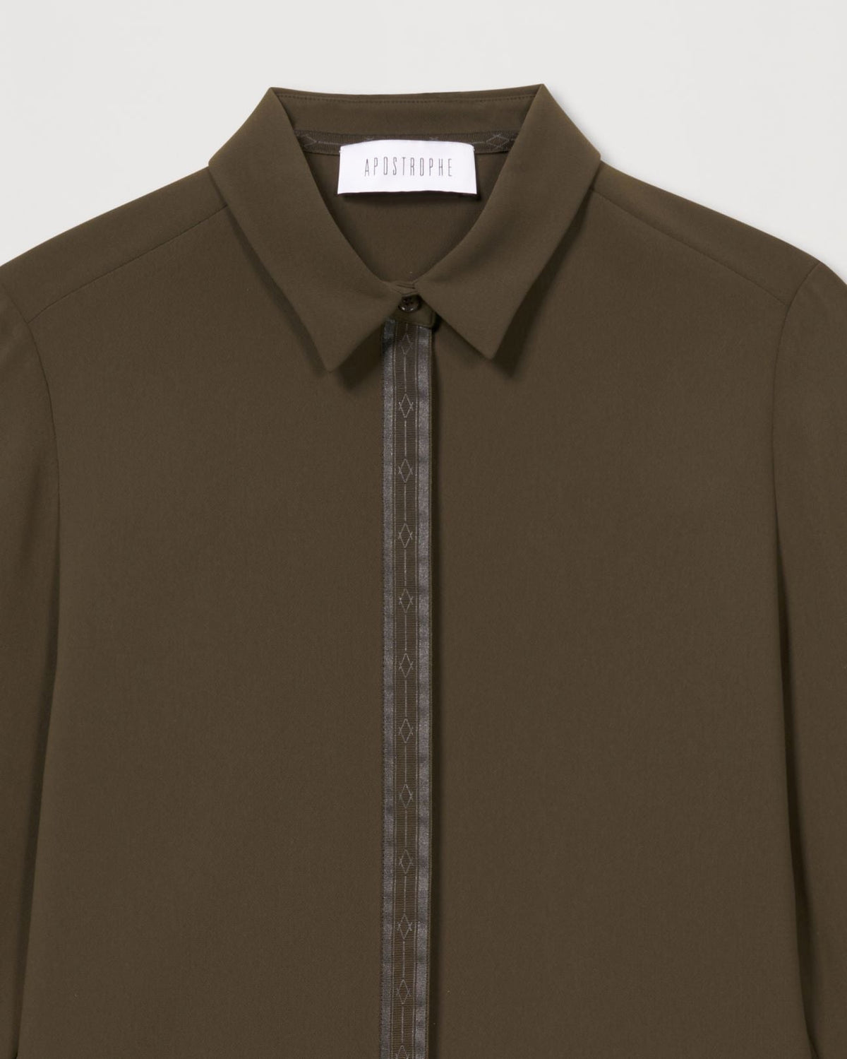Chemise polyester - Kaki