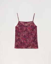 Haut avec dentelle - Fuschia