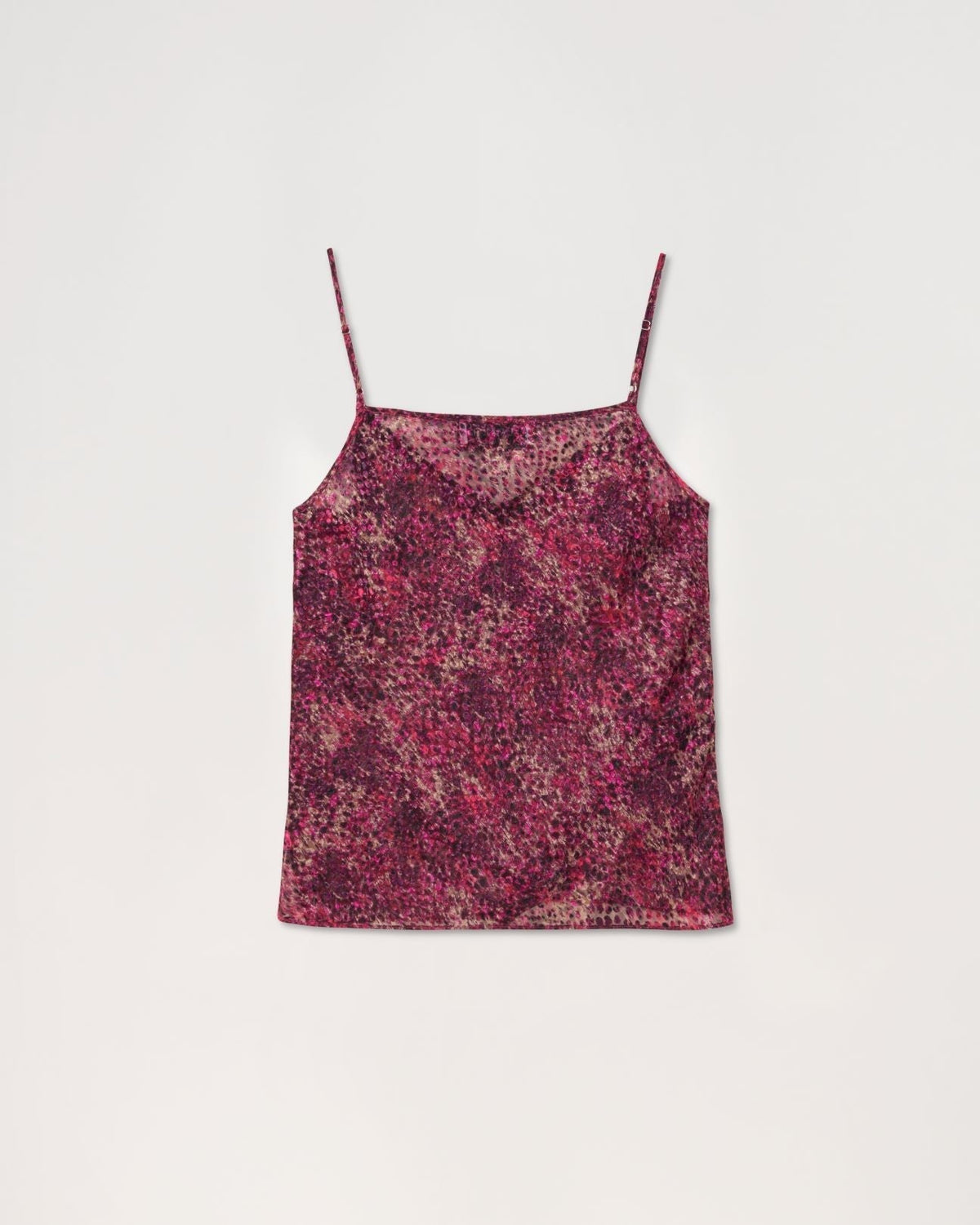 Haut avec dentelle - Fuschia