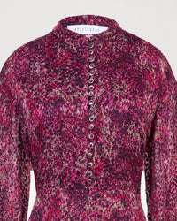 Robe a volants - Fuschia