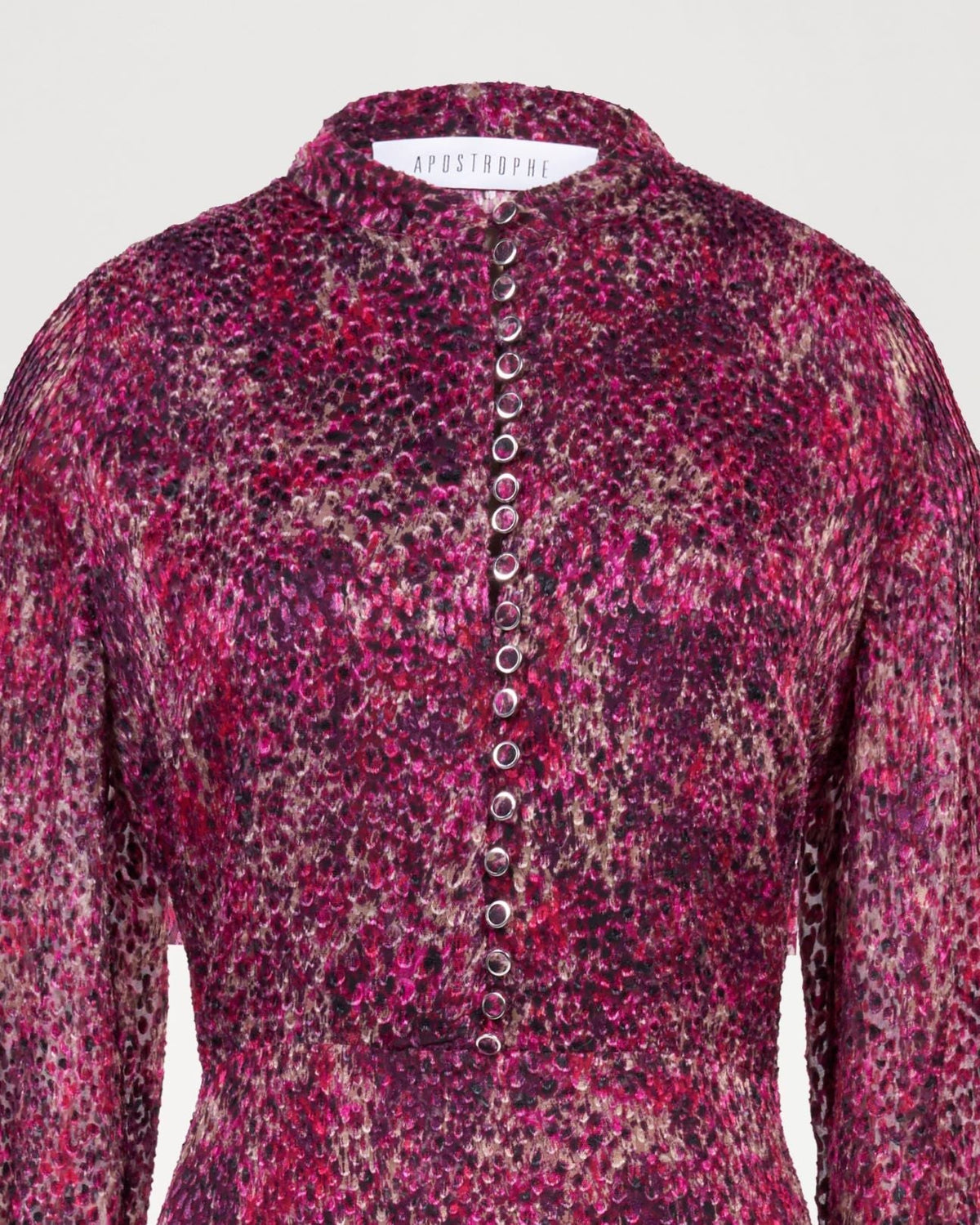 Robe a volants - Fuschia
