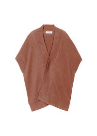 Cardigan sans manches - Camel