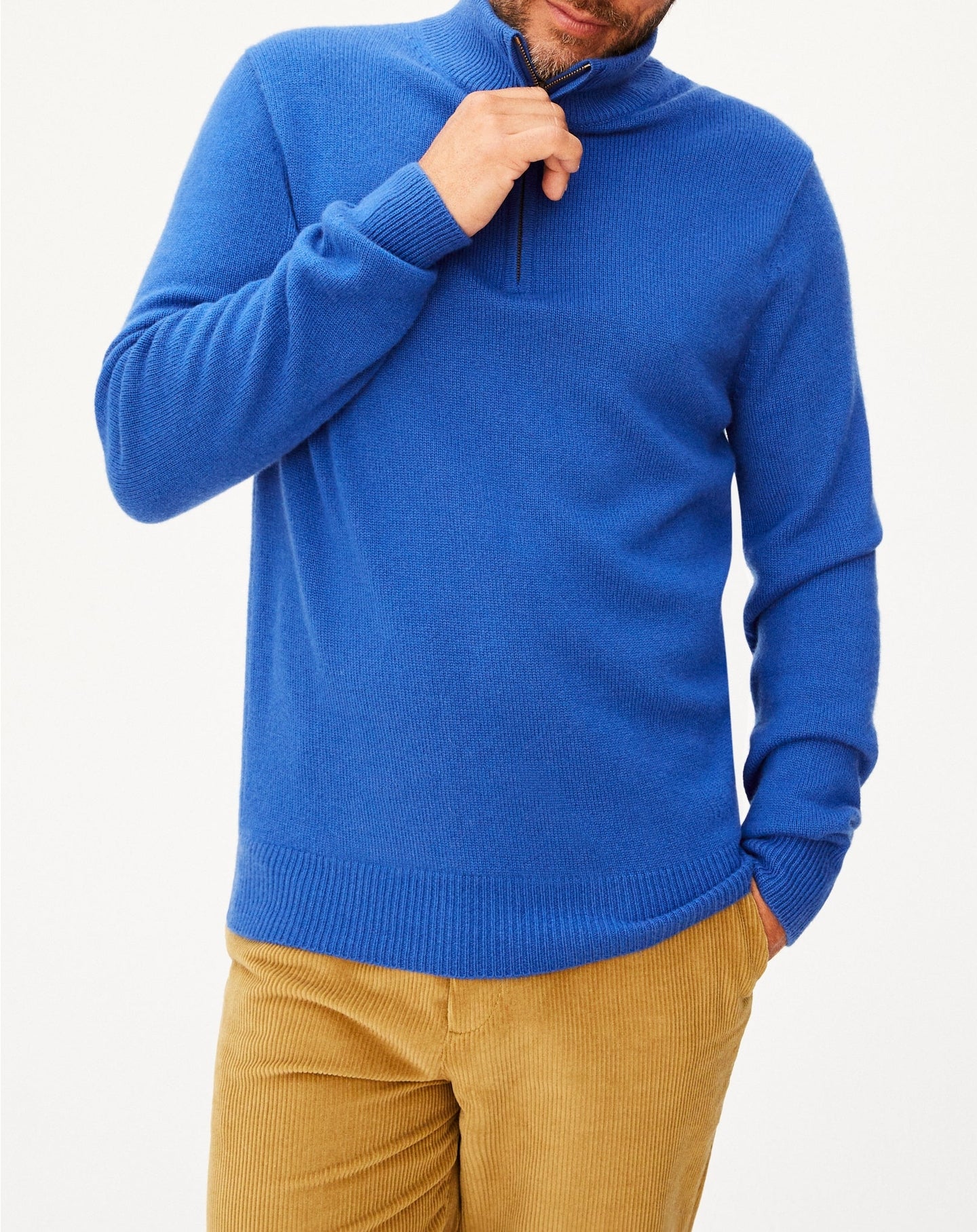 Cashmere trucker jumper - Mykonos