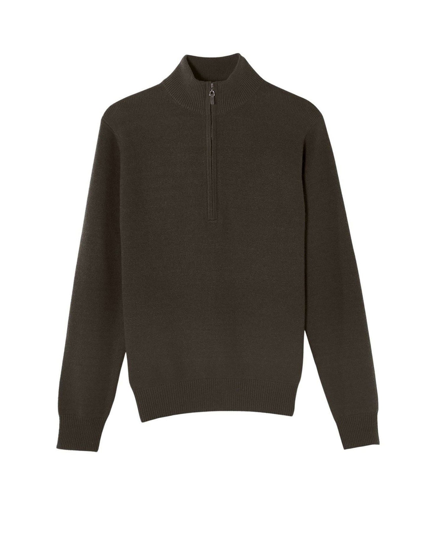 Casual cashmere trucker jumper - Chrome