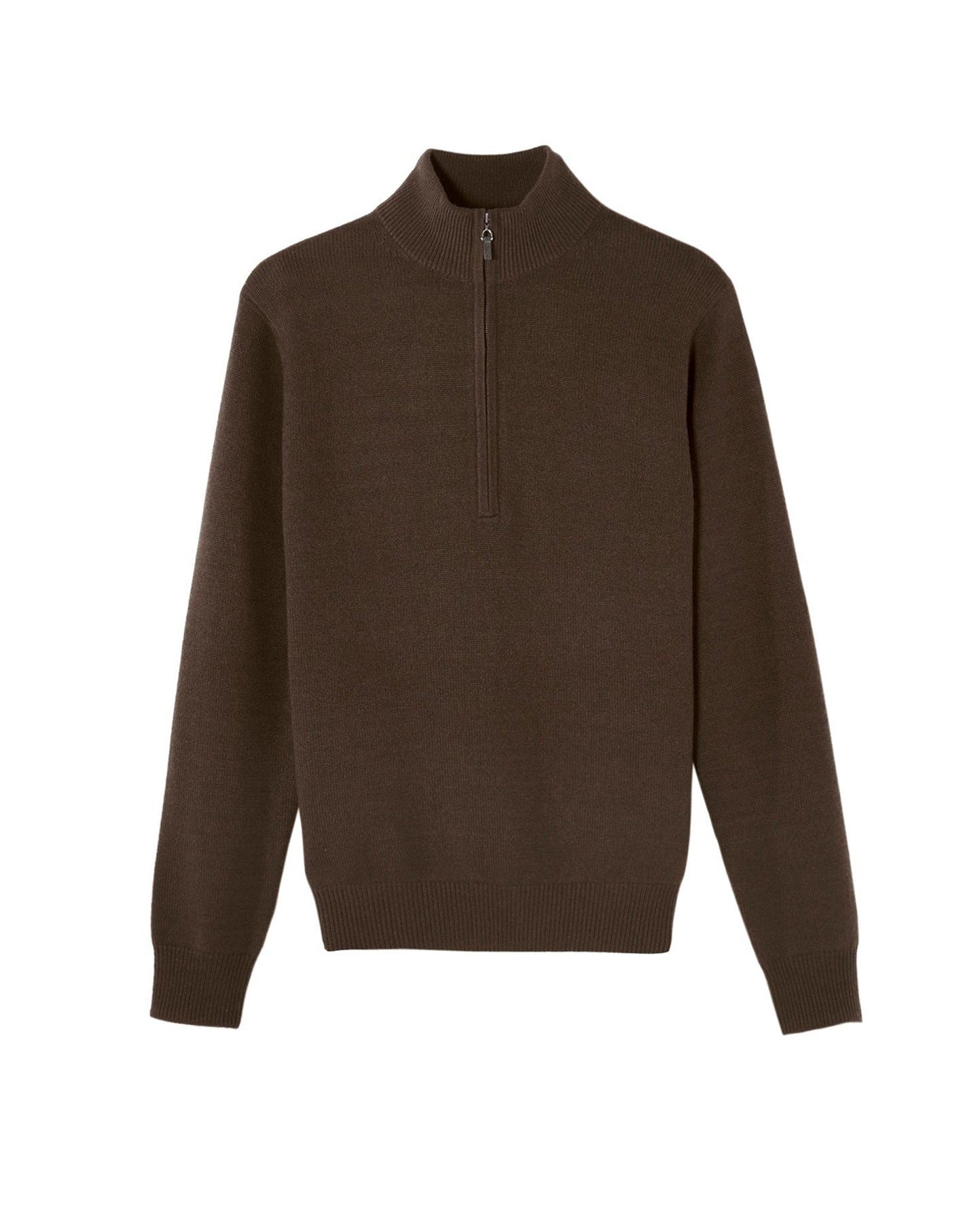 Casual cashmere trucker jumper - Taupe