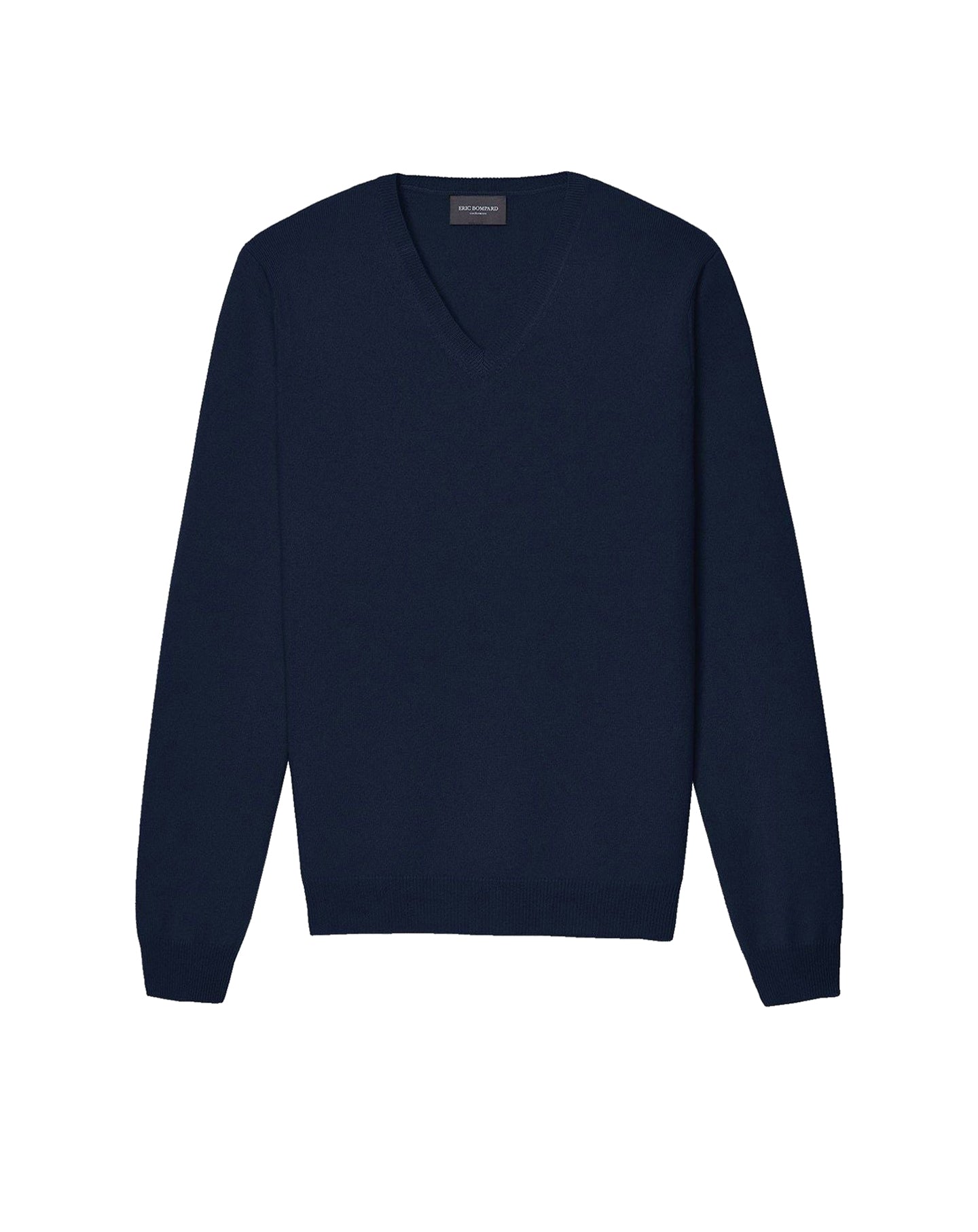 Cashmere V-neck jumper - Bleu Croisière