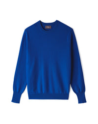Pull Col Rond Classique - Bleu Apnee