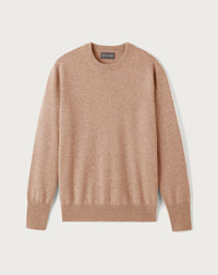 Pull Col Rond Classique - Camel