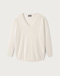 Pull V Oversize - Naturel