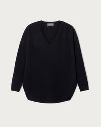Pull V Oversize - Noir