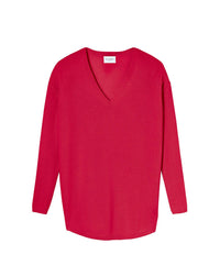 Oversized cashmere jumper - Cosmopolitan Pink