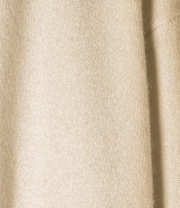 Oversized cashmere V-neck jumper - Sepia
