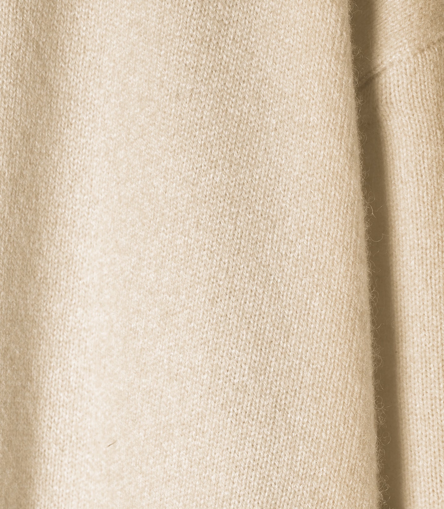 Oversized cashmere V-neck jumper - Sepia