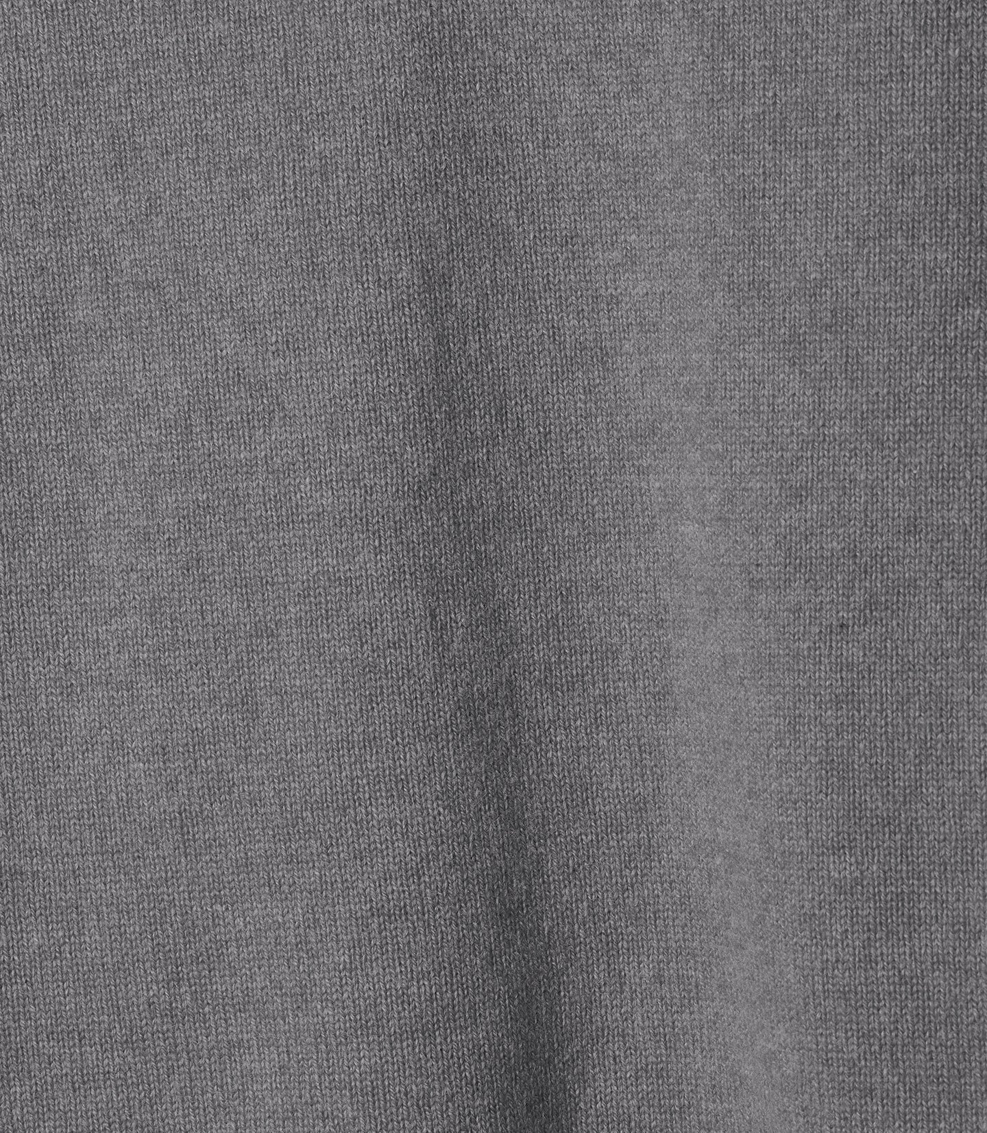 Pull à col V ajusté en cachemire - Béton