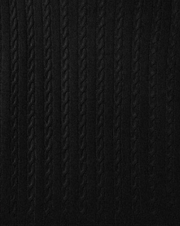 Cashmere V-neck crew neck jumper - Black