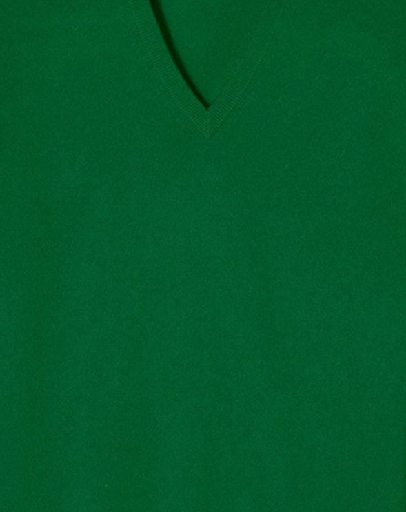 Classic cashmere V jumper - Empire green