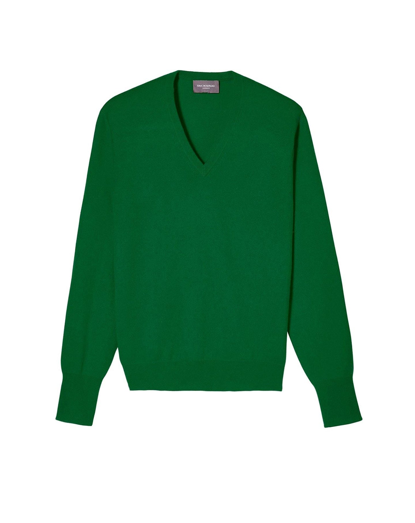 Classic cashmere V jumper - Empire green