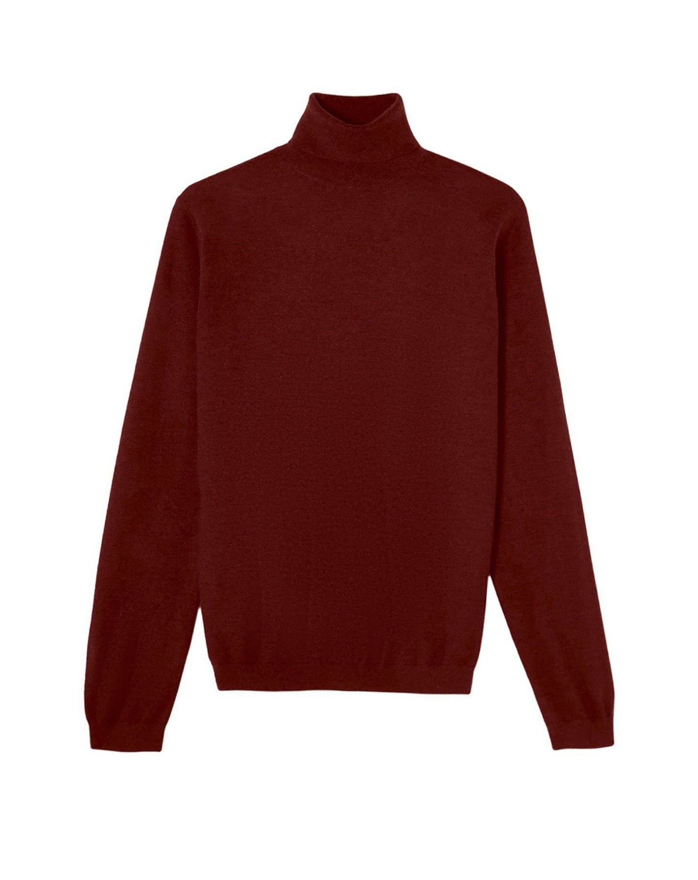 Pull col roulé classic ultrafin en cachemire - Rouge Girofle