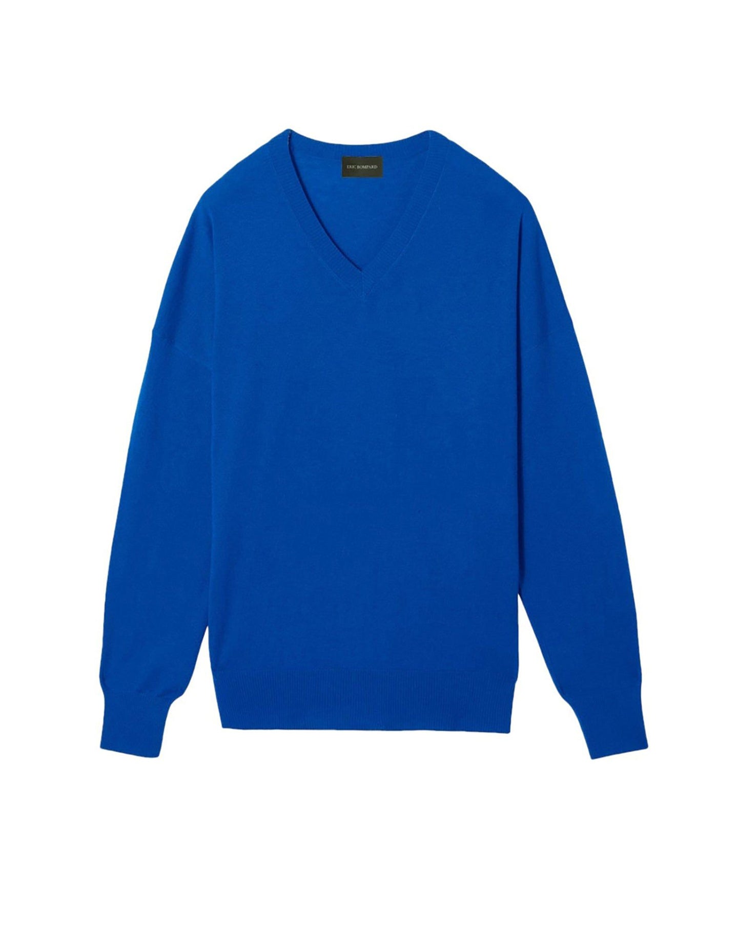Ultra-fine V-neck loose-fit cashmere jumper - Bosphore