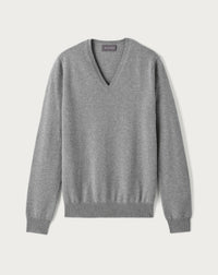 Pull V Ajusté - Flanelle