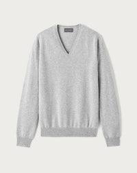 Pull V Ajusté - Givre