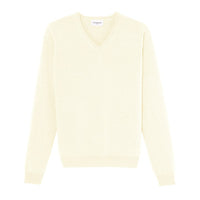 Pull V Ajusté - Naturel