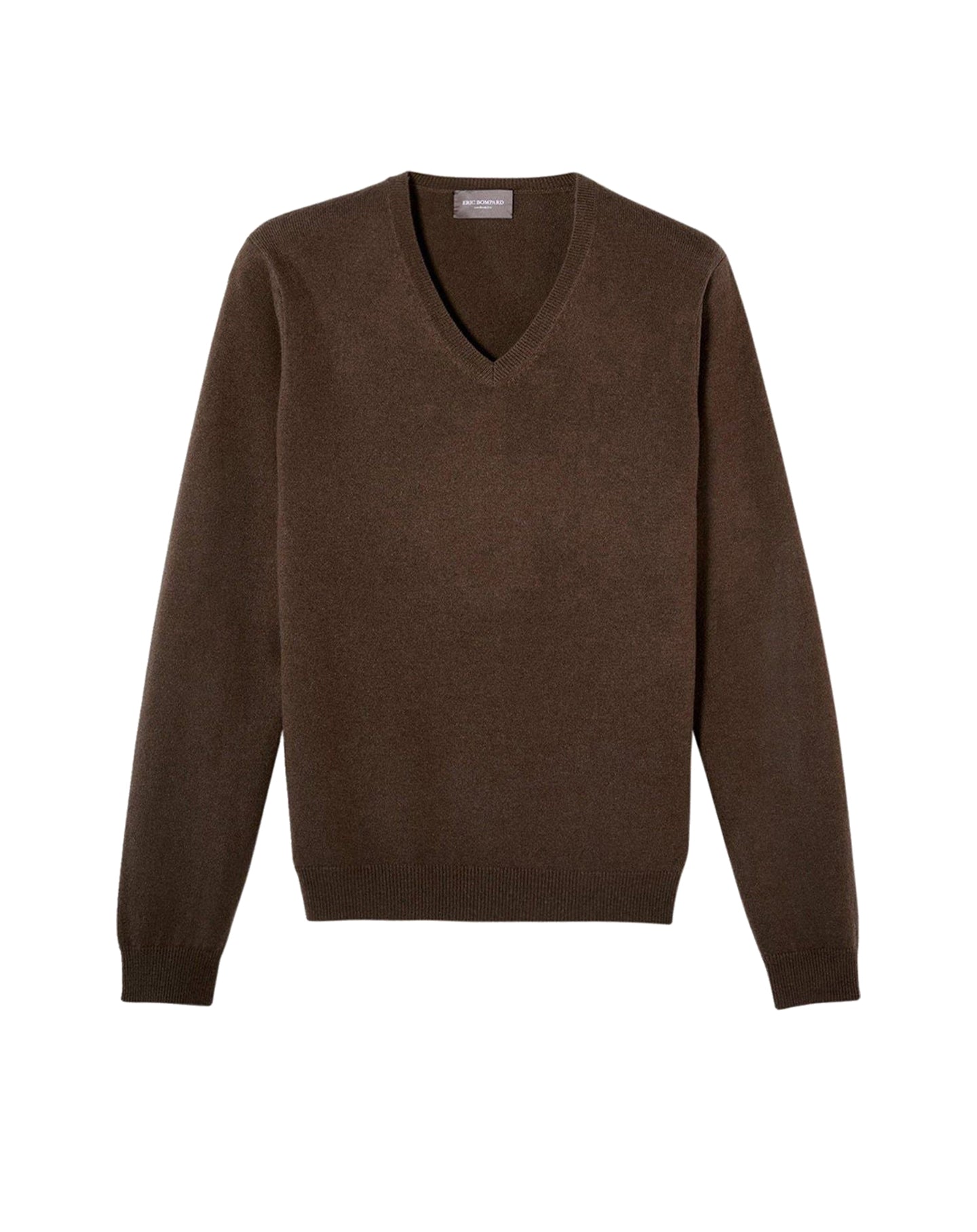 Cashmere V-neck jumper - Taupe