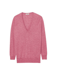 Ultra-fine long cashmere jumper - Soda