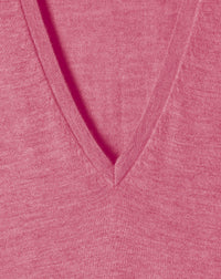 Ultra-fine long cashmere jumper - Soda